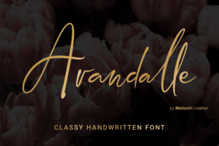 Arandalle Script: A Classy Handwritten Font for Digital Branding