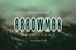 Arrowman: A Bold Gothic Decorative Font for Striking Brand Design