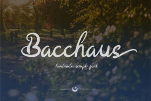 Bacchaus Script: A Classy Handwritten Font for Thoughtful Design