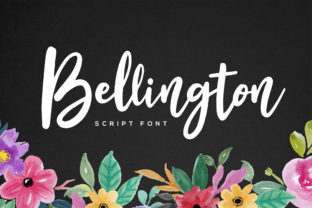 Bellington: A Playful Romantic Script Font for Crafters