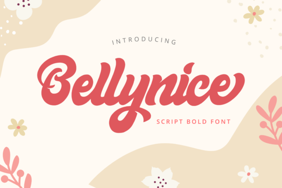 Bellynice Script Font for Handmade Branding & Packaging