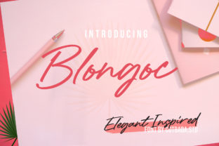 Blongoc Script: A Handwritten Font for Memorable Branding