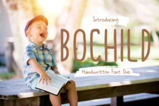 Bochild Duo: A Sweet Handwriting Font for Whimsical Brand Design