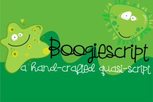 Boogiescript: A Whimsical Script Handwritten Font for Real Branding