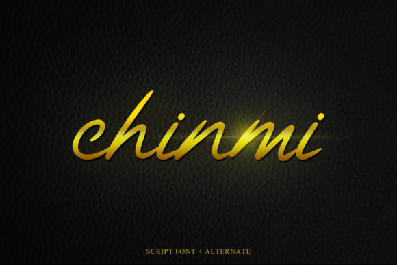 Chinmi Script: A Rare Taste Font for Makers