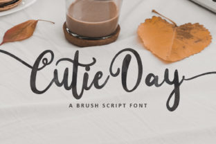 Cutie Day Script Handwritten Font for Makers