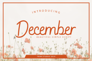 December Script Handwritten Font for Editorial Design