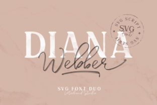 Diana Webber Family: A Bold Script Font for Branding