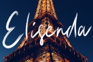 Elisenda: A Playful Brush Font for Handmade Brands