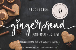 Gingerbread Duo: A Bouncy Script Handwritten Font for Warm Branding