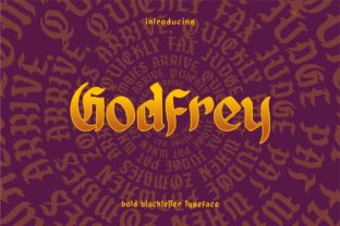 Godfrey: A Striking Blackletter Font for Bold Design Projects