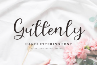 Guttenly: An Elegant Script Handwritten Font for Makers