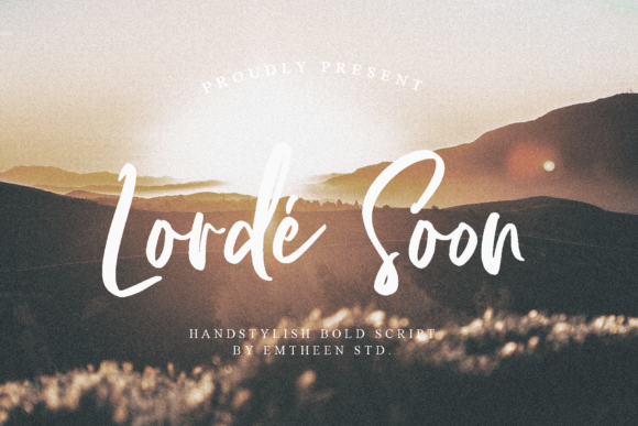 Lorde Soon: Elegant Script Font for Standout Campaign Graphics