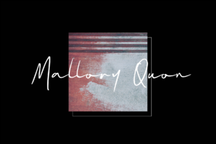 Mallory Quon Script Font for Handmade Brands
