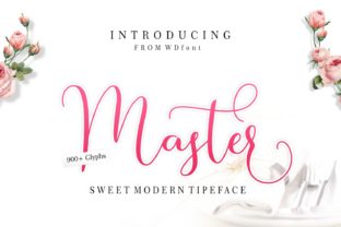 Master Script: A Romantic Script Handwritten Font for Makers