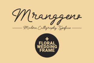 Mranggens Script Handwritten Font for Makers