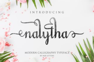 Nalytha Script: A Romantic Script Handwritten Font for Digital Elegance