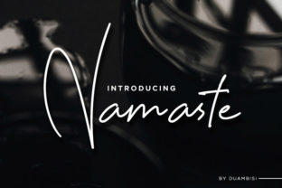 Namaste Font: A Simple Script Handwritten Typeface for Natural Branding