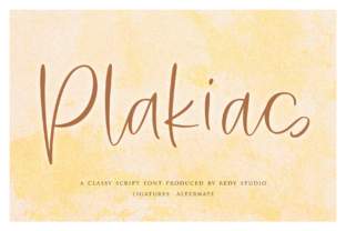 Plakias: A Classy Script Font for Elegant Editorial Design