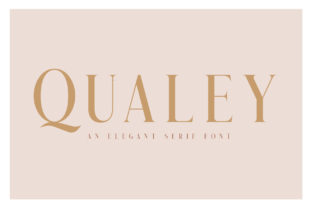 Qualey: The Elegant Serif Font for Editorial Design