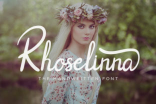Rhoselinna Script Handwritten Font for Elegant Branding