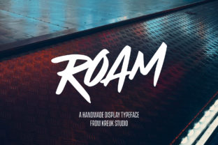 Roam Handwritten Font for Bold, Brush-Inspired Design