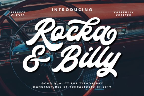 Rocka Billy: A Rock n Roll Handwritten Font for Standout Brands