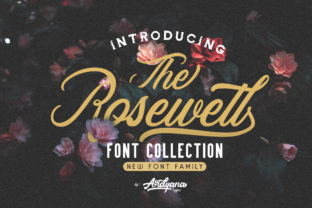 Rosewell Family: A Script and Sans Serif Font for Editorial Design