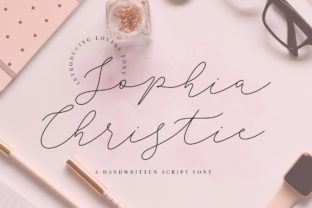 Sophia Christie Script Font for Elegant Branding